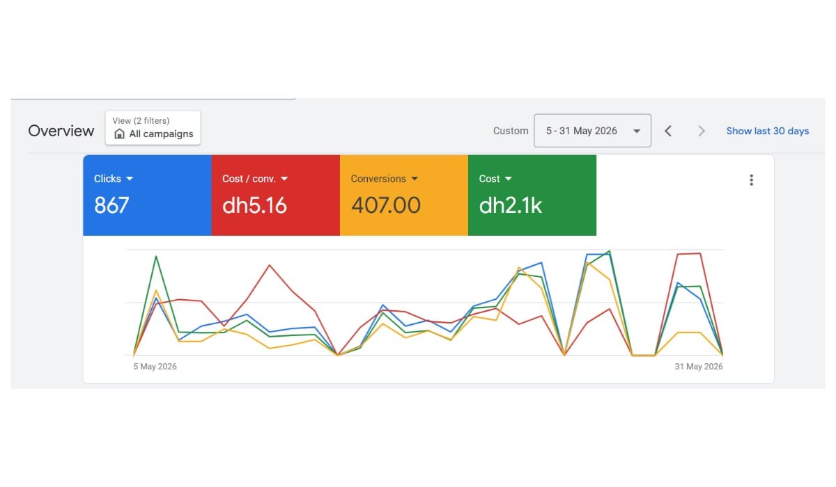 Google Ads Result