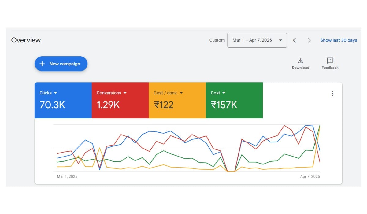 Google Ads Result